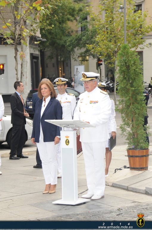 Inauguración del monumento en homenaje al marino y científico Jorge Juan